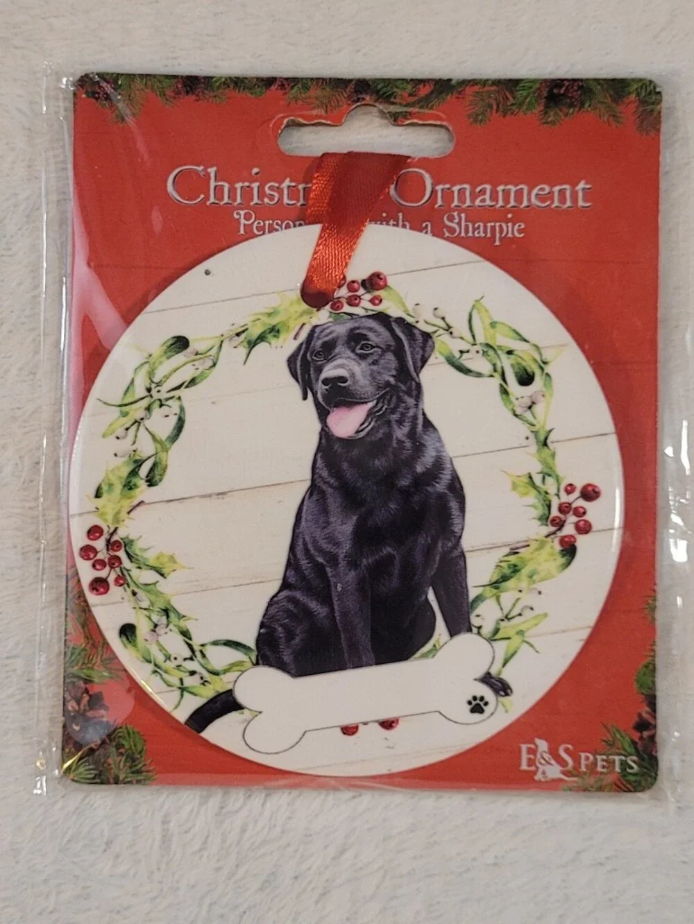 Kohl's Black Laborador Cushman Ornament